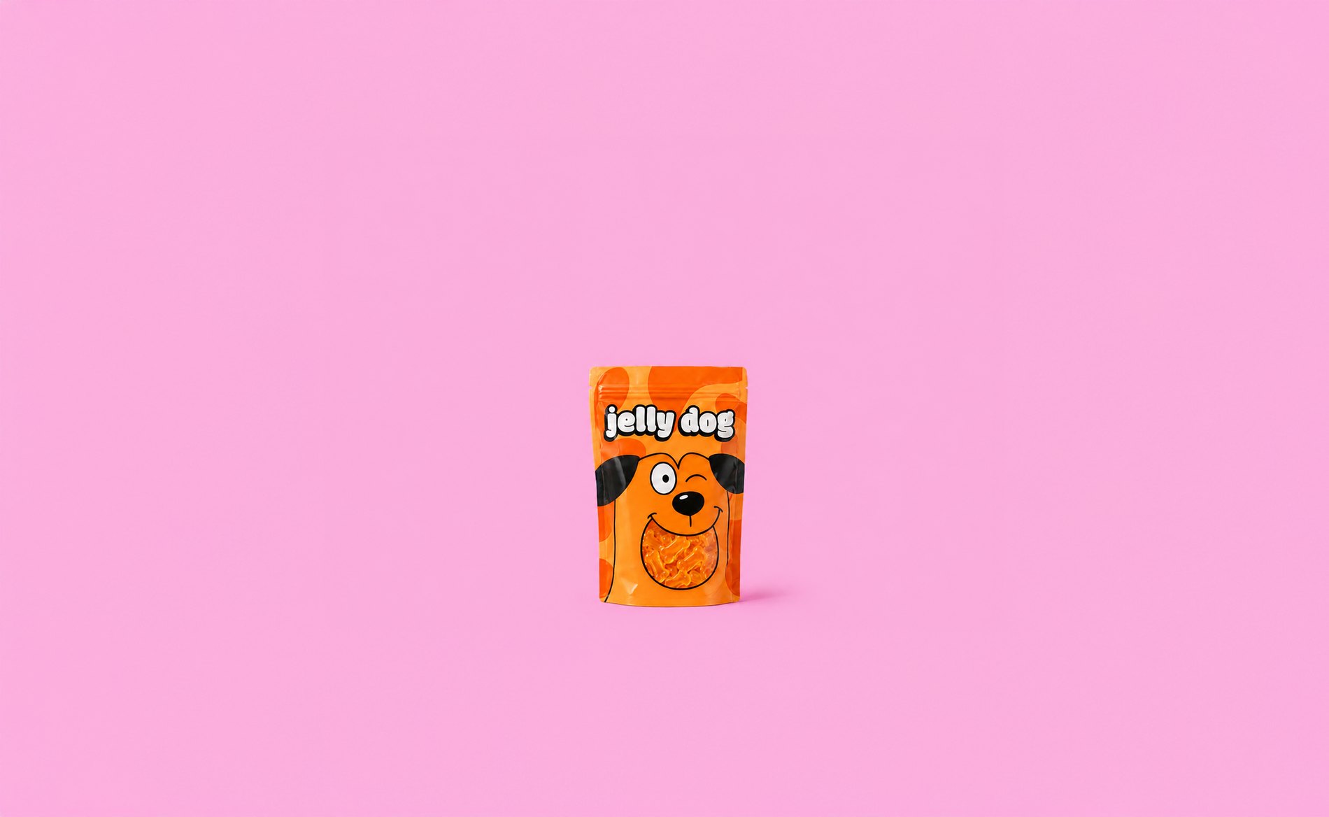 Petiscos de gelatina jelly dog